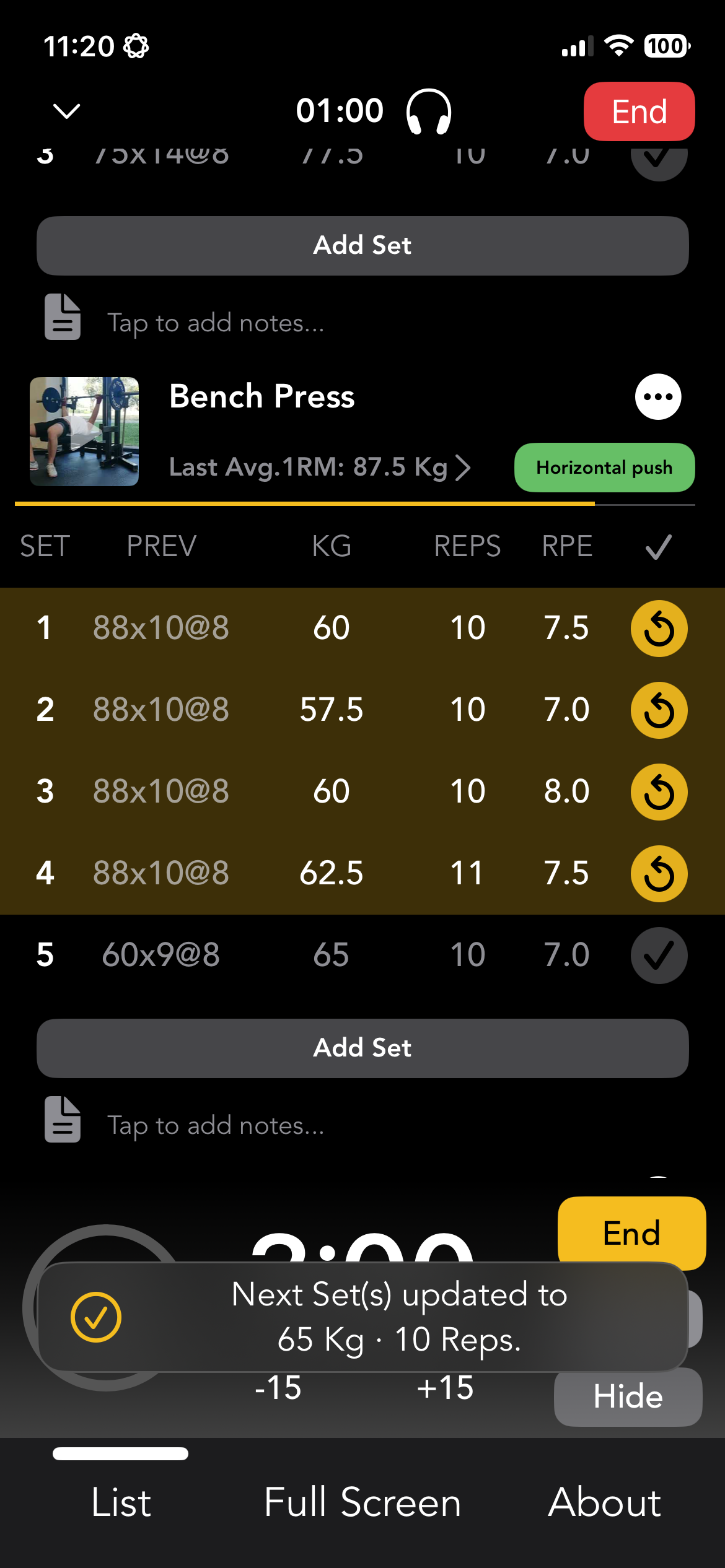 AI auto-regulation adapting workouts based on performance