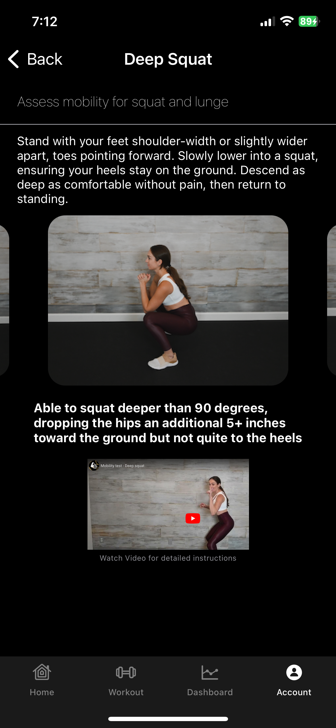 Functional movement screening and mobility assessment