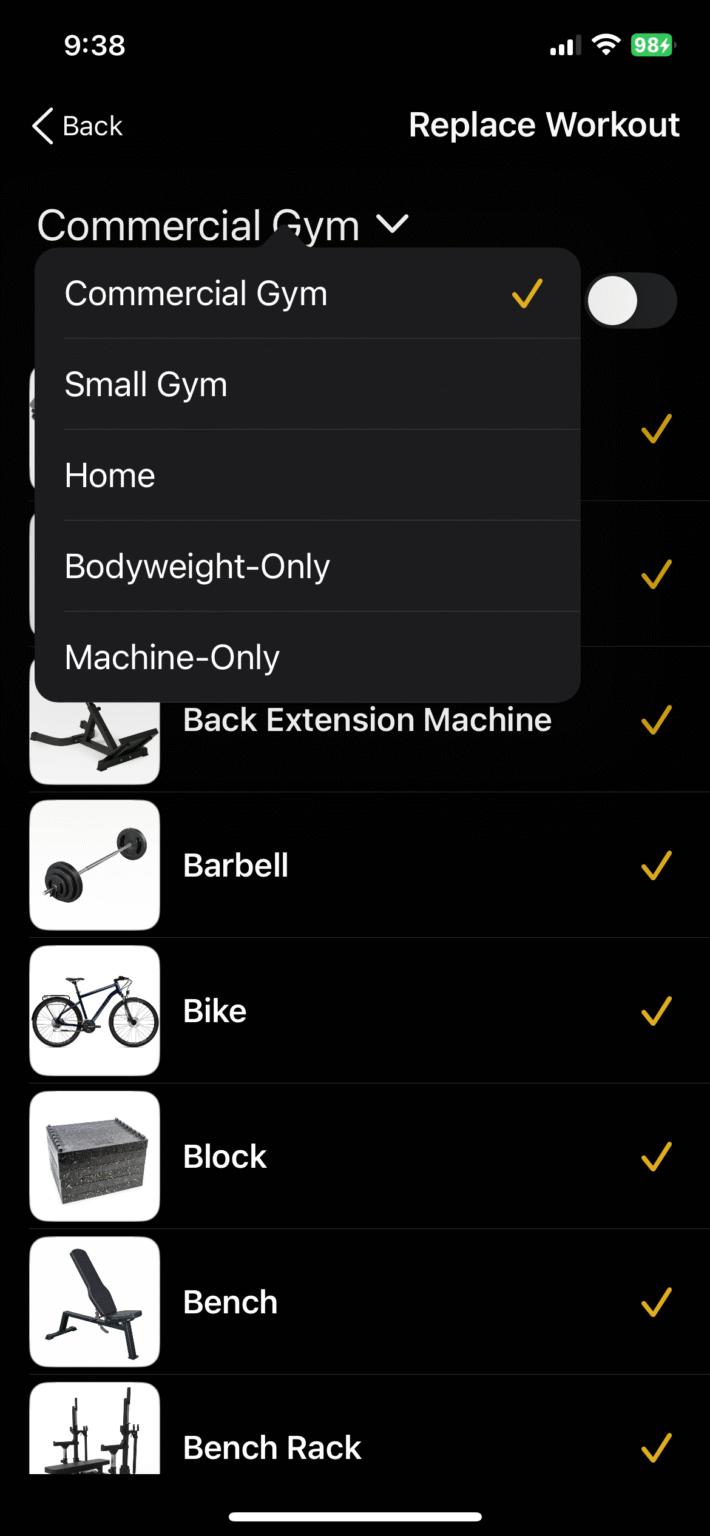 Equipment Optimization